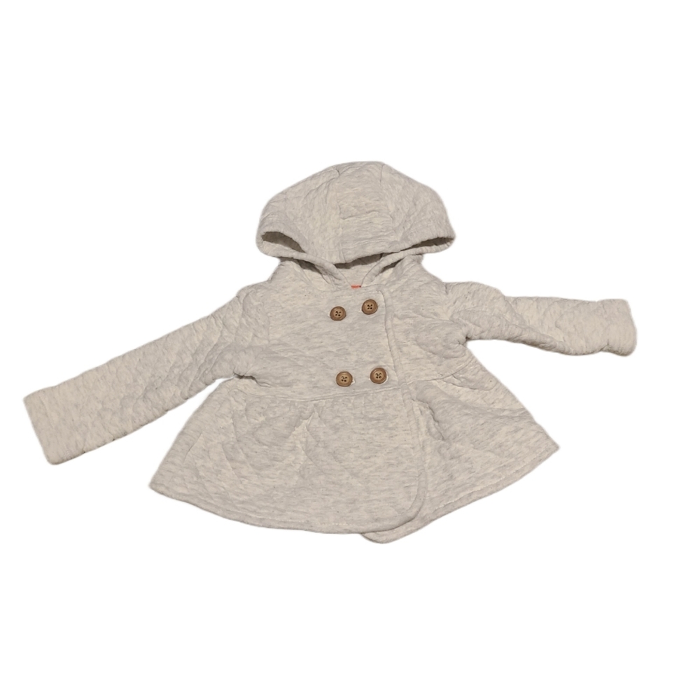 Carter's Quilted Double Breasted Fit and Flare Jacket for baby 9m